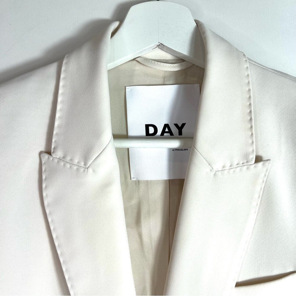 NWOT Day Birger et Mikkelsen Hector Blazer Ivory Size 36 - Picture 13 of 16
